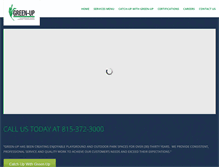 Tablet Screenshot of green-up.com
